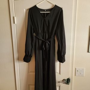 Black Long Sleeve Maxi Dress